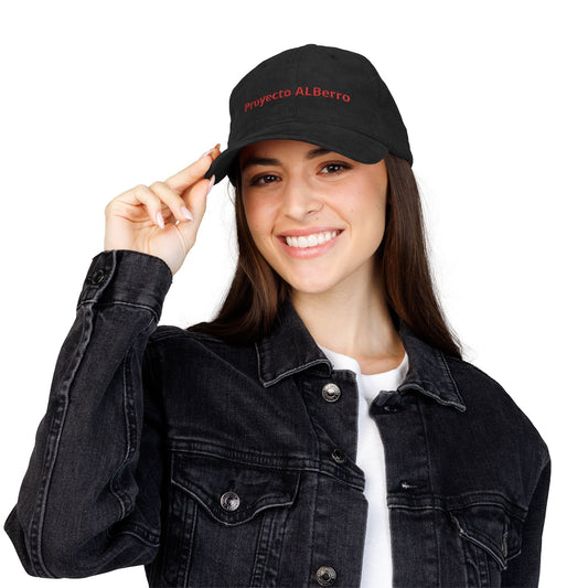 Copy of Corduroy Baseball Cap — Embroidered "Proyecto ALBerro" Vintage Dad Hat